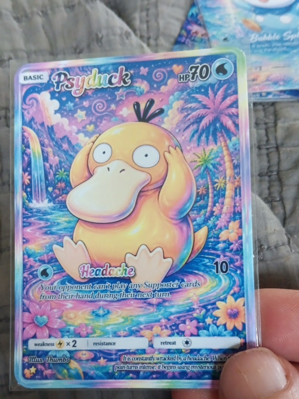 Psyduck Pokémon Card - Vibrant Yellow Collector Card